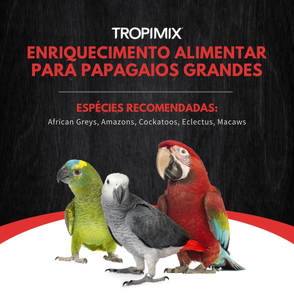 Hari - Tropimix Mistura de Grãos, Frutas Desidratadas, Extrusadas, Sementes para Médios e Grandes Psitacídeos - 1.8kg  - imagem 6