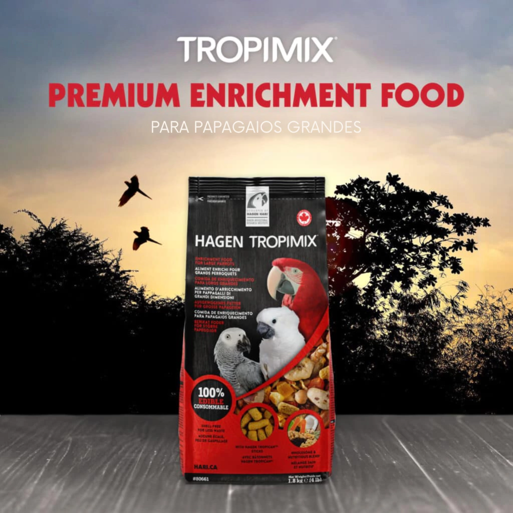 Hari - Tropimix Mistura de Grãos, Frutas Desidratadas, Extrusadas, Sementes para Médios e Grandes Psitacídeos - 1.8kg  - imagem 7