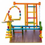 Brinquedo Play Playground Gigante com 3 escadas para Papagaio - imagem 4