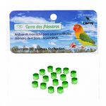 Anilhas Fechadas para Marcação - 4.5 mm - Agapornis - 20 un. - Verde