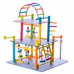 Brinquedo Playground Fantasia para Papagaio - Colorido - imagem 4