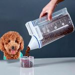 Pote Porta Ração Sementes Cereais -  Dispenser Com Tampa -  2,3 Litros - imagem 2