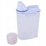 Pote Porta Ração Sementes Cereais -  Dispenser Com Tampa -  2,3 Litros - imagem 3
