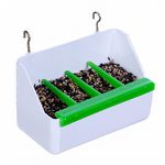 Comedouro Interno - Corpo Branco e Divisória Verde - imagem 5